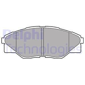 Колодки передние TOYOTA HILUX III (-11/08) - (044650K290) Delphi LP2496