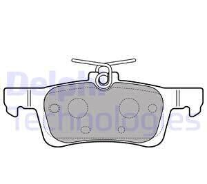 Гальмівні колодки, дискові - (1610814180) Delphi LP2503