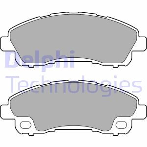 Фото 2 - Гальмівні колодки Delphi LP2716