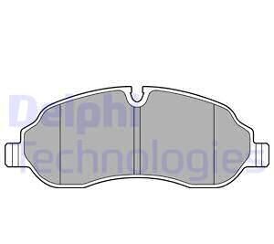 Гальмівні колодки, дискові - (1824121, 1829400, 1840479) Delphi LP3136