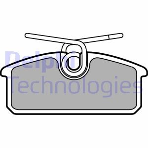 Фото 2 - Тормозные колодки Delphi LP3150