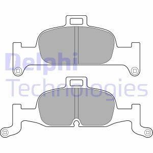 Комплект тормозных колодок - (8W0698151M, 8W0698151L, 8W0698151AD) Delphi LP3239