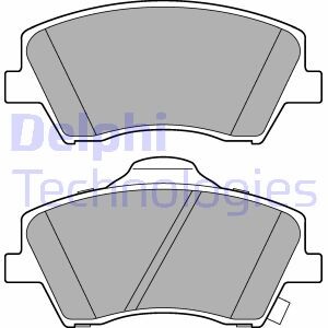 Колодки дискового тормоза - (58101G2A10) Delphi LP3264