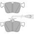 Дисковые тормозные колодки, комплект - (8V0698451C, 8V0698451E, 8V0698451G) Delphi LP3267 (фото 1)