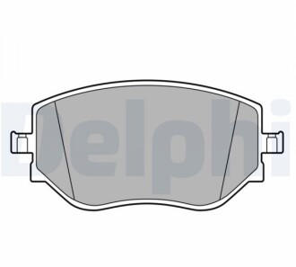 Гальмівні колодки - (d106000Q1J, 410608885R) Delphi LP3644