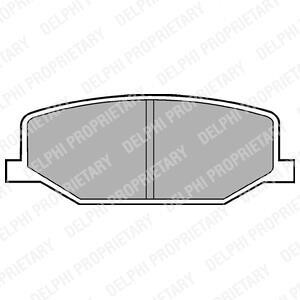 Комплект тормозных колодок, дисковый тормоз - Delphi LP527