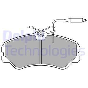 Комплект тормозных колодок, дисковый тормоз - (zf09938205, zf09937786, 9945070) Delphi LP594