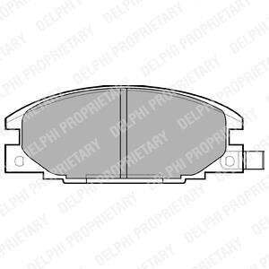 Комплект тормозных колодок, дисковый тормоз - Delphi LP629