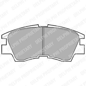 Комплект тормозных колодок, дисковый тормоз - (mb193295, mb193296, mb193297) Delphi LP633