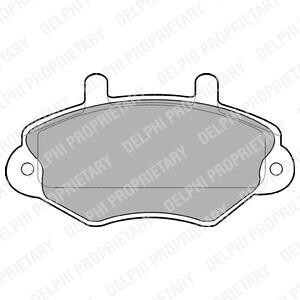 Комплект тормозных колодок, дисковый тормоз - Delphi LP767