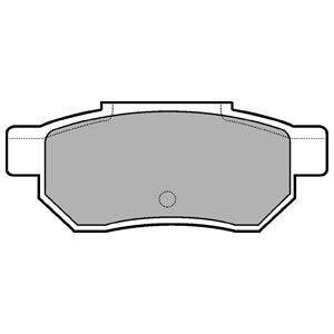 Комплект тормозных колодок, дисковый тормоз - Delphi LP772