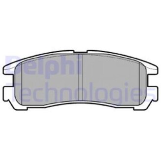 Гальмівні колодки, дискові - (58302M2A00, 58302M2A01, 58302M2A10) Delphi LP955