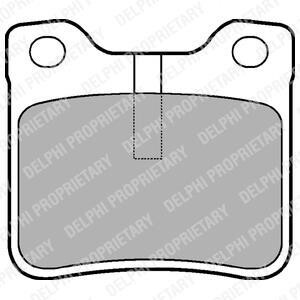 Гальмівні колодки, дискові - Delphi LP991