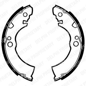 Комплект гальмівних колодок - (dd06028b25, 4406004b25, 4406018b25) Delphi LS1285