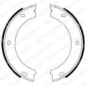 Комплект тормозных колодок, стояночная тормозная система - (424179, 4241E9, 4241G5) Delphi LS1597