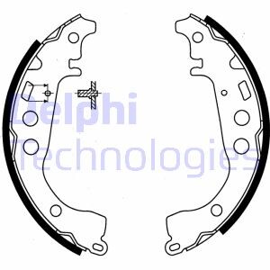 Комплект тормозных колодок - (0449574020) Delphi LS1854