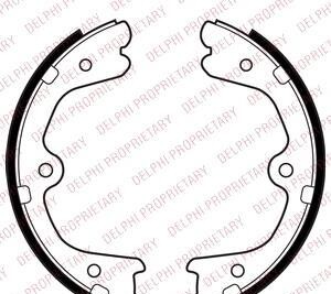 Комплект тормозных колодок, стояночная тормозная система - (44060CA00J, 44060WL00J, 44060WL026) Delphi LS2032