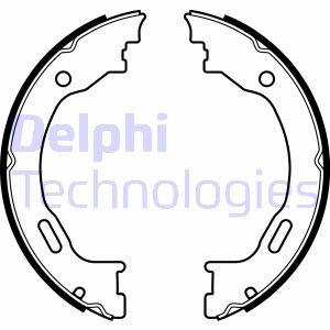 Комлект тормозных накладок - (05137624AA, 1634200220, 1634200220MF) Delphi LS2077