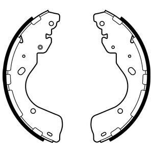 Комлект тормозных накладок - (44060EB326, 44060EB327, 44071EB70A) Delphi LS2080