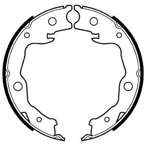 Комлект тормозных накладок - Delphi LS2116