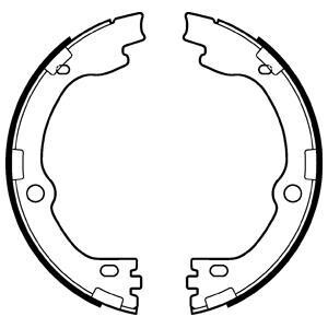 Комлект тормозных накладок - Delphi LS2119