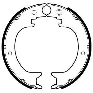 Комлект тормозных накладок - (26694XA01A, 26694XA00A, 4800A058) Delphi LS2121