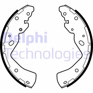 Колодки тормозные (комплект) - Delphi LS2143