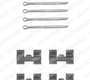 Комплектующие, колодки дискового тормоза - (606688) Delphi LX0032