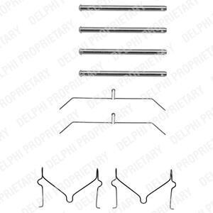 Комплектующие, колодки дискового тормоза - (0440984000, 0441122000, 0441129000) Delphi LX0145