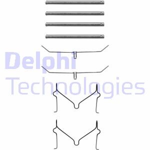 Комплектующие, колодки дискового тормоза - (0440984000, 0441122000, 0441129000) Delphi LX0182