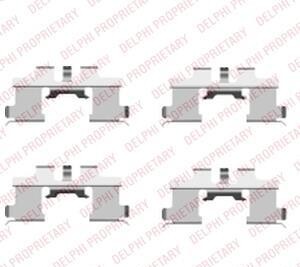 Фото товара Комплектующая колодок Delphi LX0444 : Купить на tto.com.ua