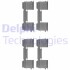 Комплектующие, колодки дискового тормоза - Delphi LX0478 (фото 1)