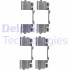 Комплектующие, колодки дискового тормоза - Delphi LX0479 (фото 1)