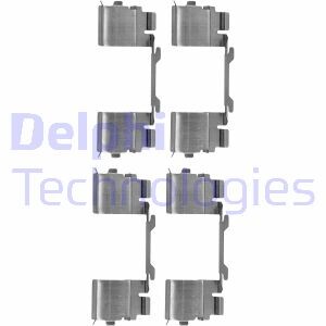 Комплектующие, колодки дискового тормоза - Delphi LX0479