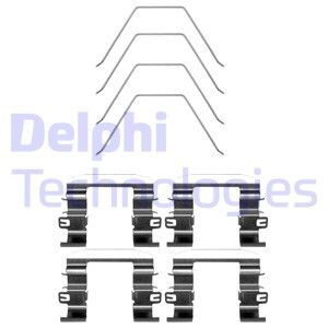 Монтажний комплект гальмівних колодок - Delphi LX0669