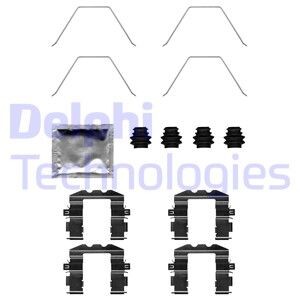 Accessory kit, disc brake pads - Delphi LX0705