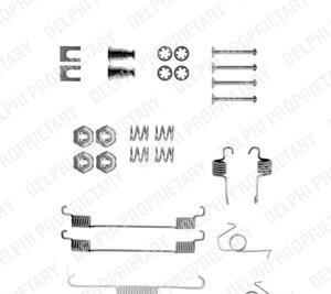 Комплектующие, тормозная колодка - Delphi LY1045