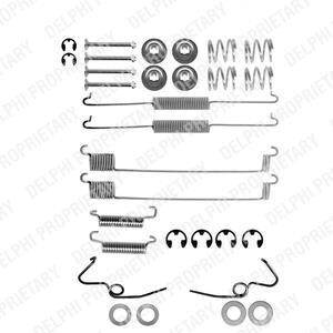 Комплектующие, тормозная колодка - (89VB2200AA, 86VB2200EA, 6192365) Delphi LY1052