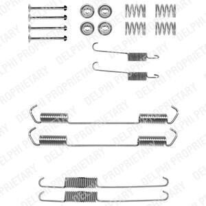 Комплектующие, тормозная колодка - (0060689000, 4210689, 7550689) Delphi LY1062