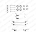 Комплектующие, тормозная колодка - ((430840, 43O84, 43O84O, 43084, 95619516)) Delphi LY1110 (фото 1)