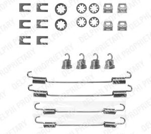 Комплектующие, тормозная колодка - Delphi LY1111