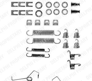 Комплектующие, тормозная колодка - Delphi LY1123