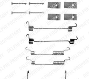 Комплектующие, тормозная колодка - Delphi LY1210