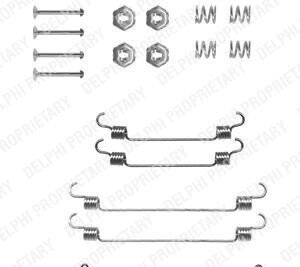 Комплектующие, тормозная колодка - Delphi LY1212
