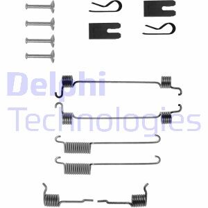 Комплектующие, тормозная колодка - (98AB2200BE, 98AB2200BD, 6530772) Delphi LY1256