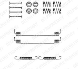 Комплектующие, тормозная колодка - Delphi LY1303
