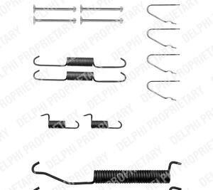 Комплектующие, тормозная колодка - Delphi LY1308