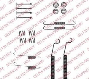 Комплектующие, тормозная колодка - Delphi LY1336