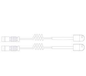 Контрольный контакт, контроль слоя тормозных колодок - Delphi LZ0191