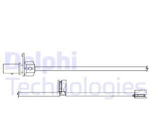 Датчик износа дисковых тормозных колодок - Delphi LZ0283
